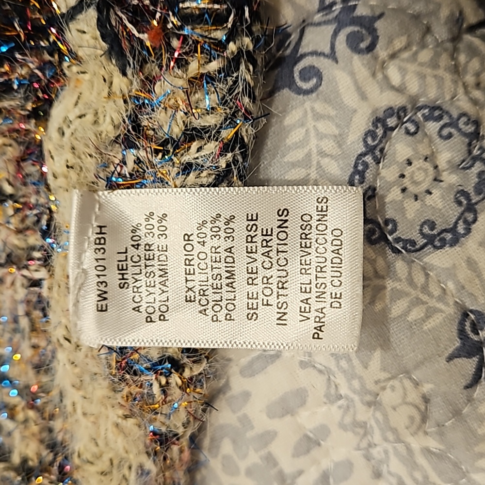 En Creme Southwestern Metallic Cardigan - Picture 9 of 10